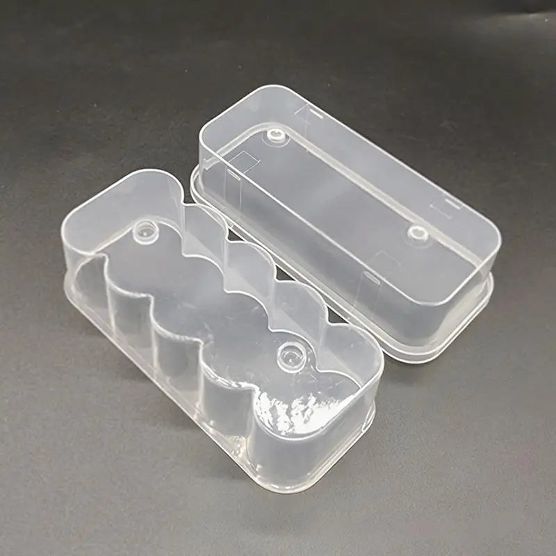 SUSU 20mL 10-Slot Vial Storage Case Plastic Clear Microtube Storage Box Stackable Freezer Tube Box Refrigerator Organizer Oasis Select