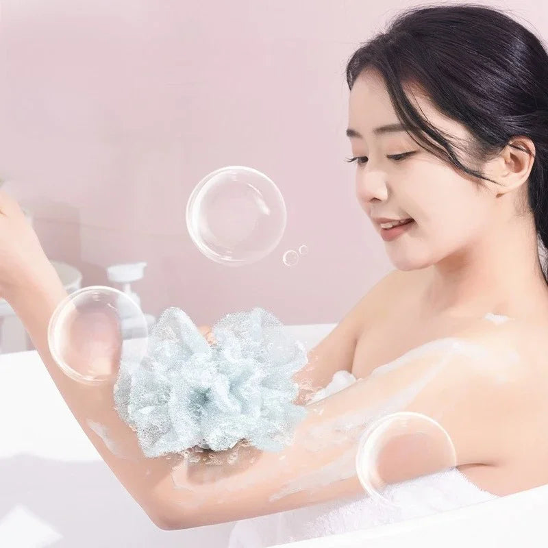 Dual Rubbing Tools Purpose Body Cleansing Accessory Stretchable Bath Scrub Strip Skin Exfoliating Washer Comfortable Back Oasis Select