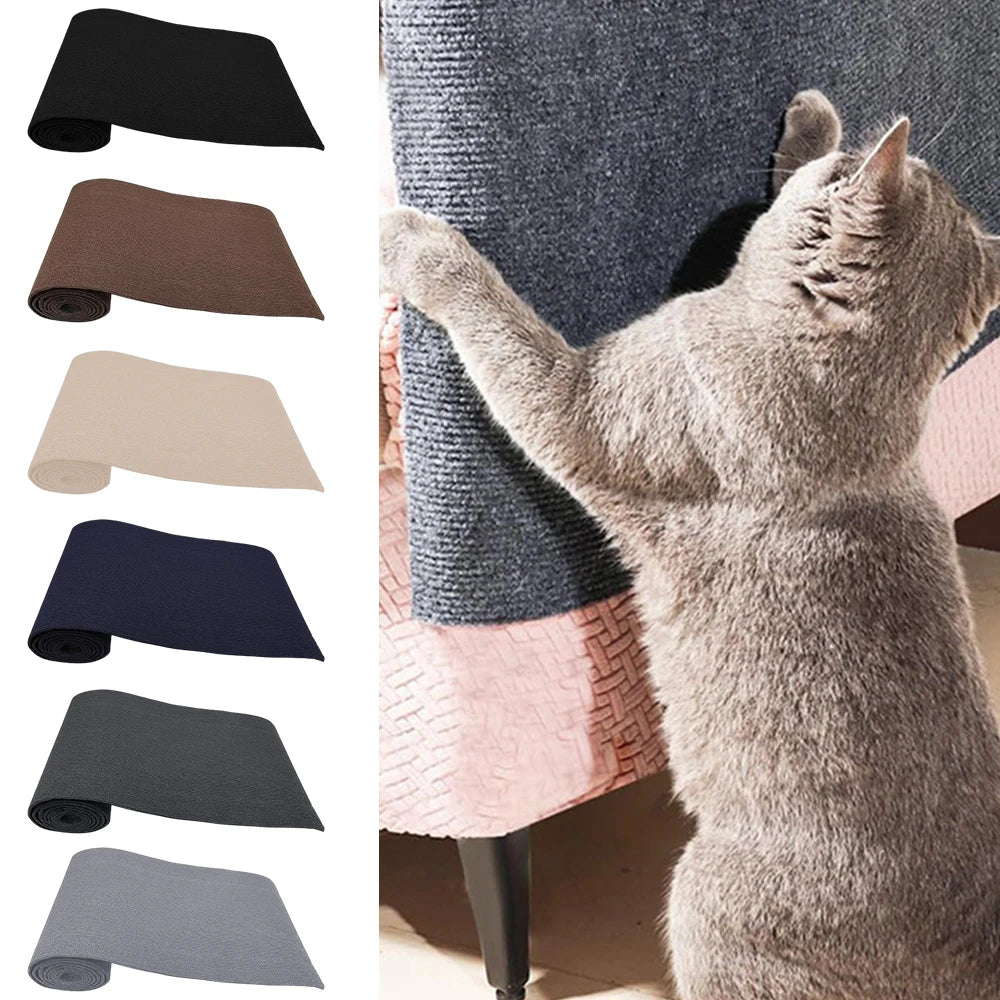 Cuttable Self-Adhesive Cat Scratching Mat | DIY Furniture Guard