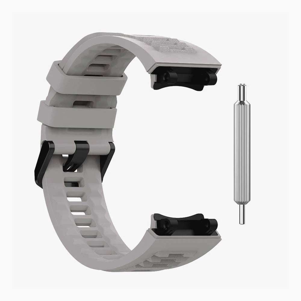 Amazfit T-Rex 2 Silicone Sport Strap with Removal Tool Watch Band Oasis Select GRAY For Amazfit T-Rex 2