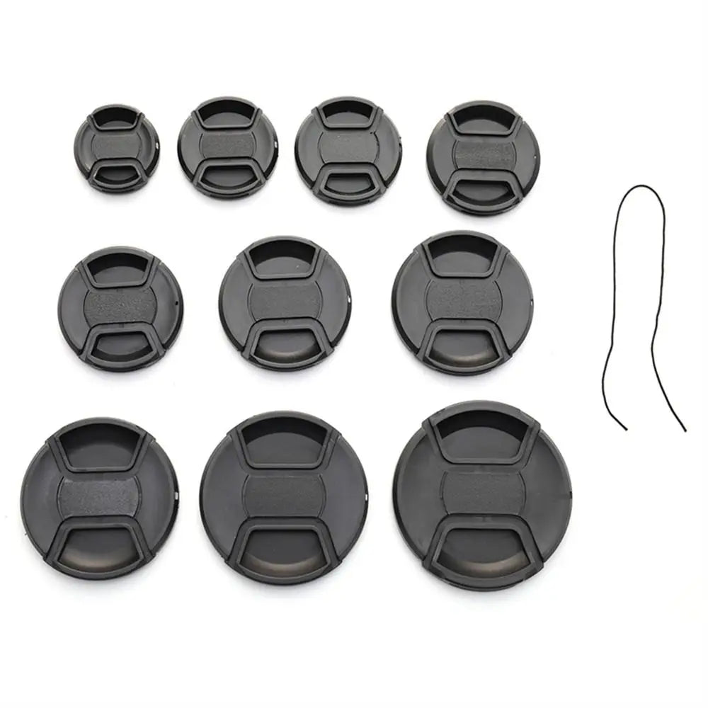 Snap-on Camera Front Lens Cap Cover Protector 37 40.5 43 46 49 52 55 58 62 67 72 77 82 MM for Can Leica Nikon Len Cap Olypums Oasis Select