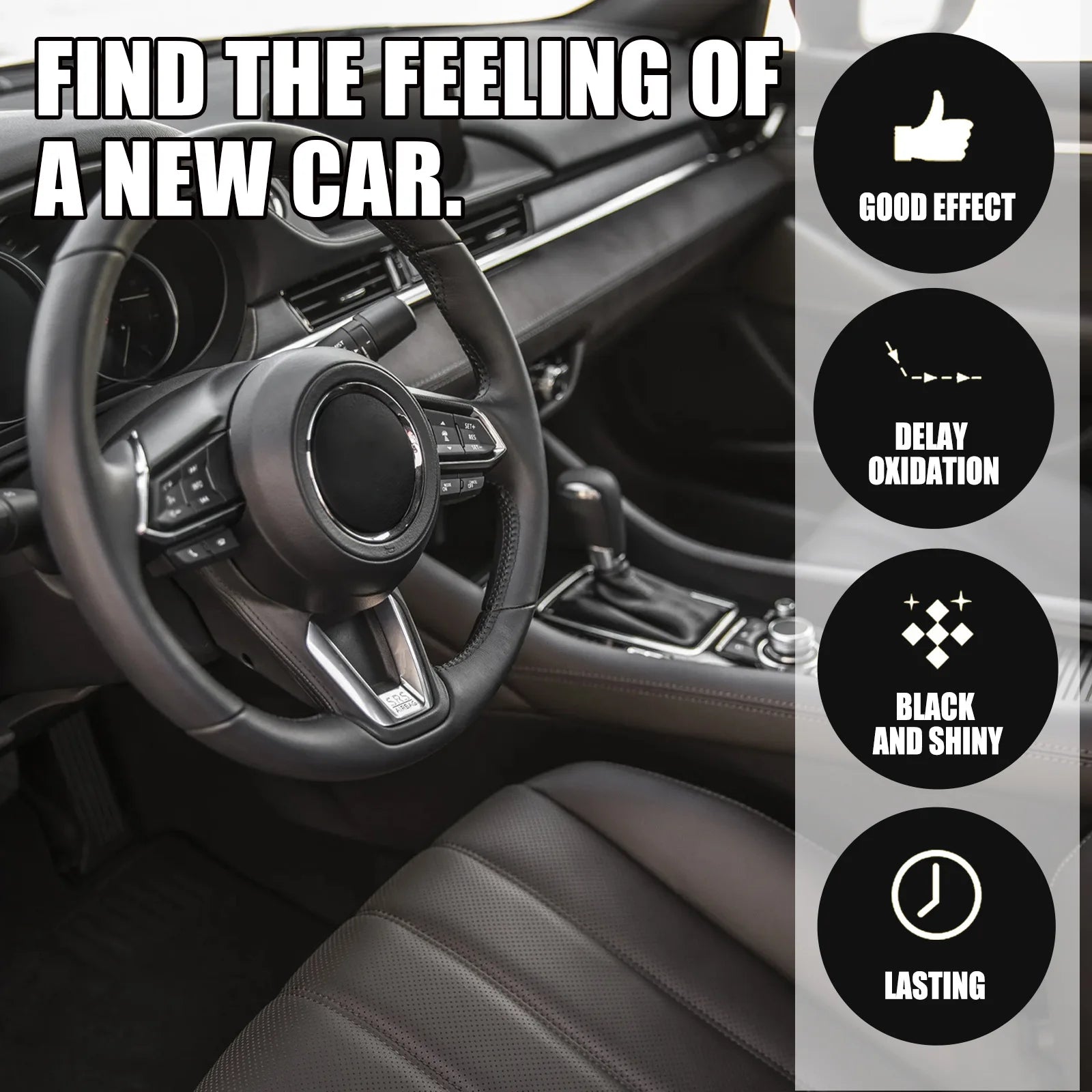 Car Ceramic Coating Plastic Refurbish Agent Plastic Refurbishment Parts Refurbish Leather Restorer Interior Detailer Restoration Oasis Select
