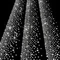 Rhinestone Transfer Patch Shiny Heat Transfer Rhinestone Sparkle Iron-On Patch Moderate Size Iron-On Rhinestone Decal For Fabric Oasis Select White