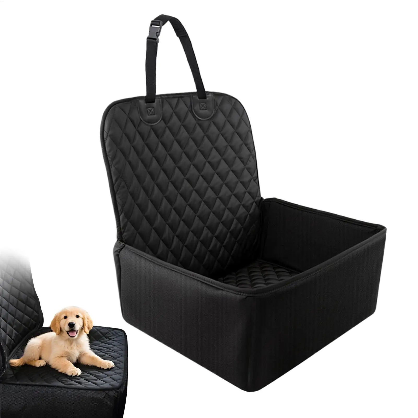 Dog Car Seat Large Waterproof Back Seat Extender for Dogs Protector Cushion Carrier Cover Easy Clean for Bed Barrier Backseat Oasis Select