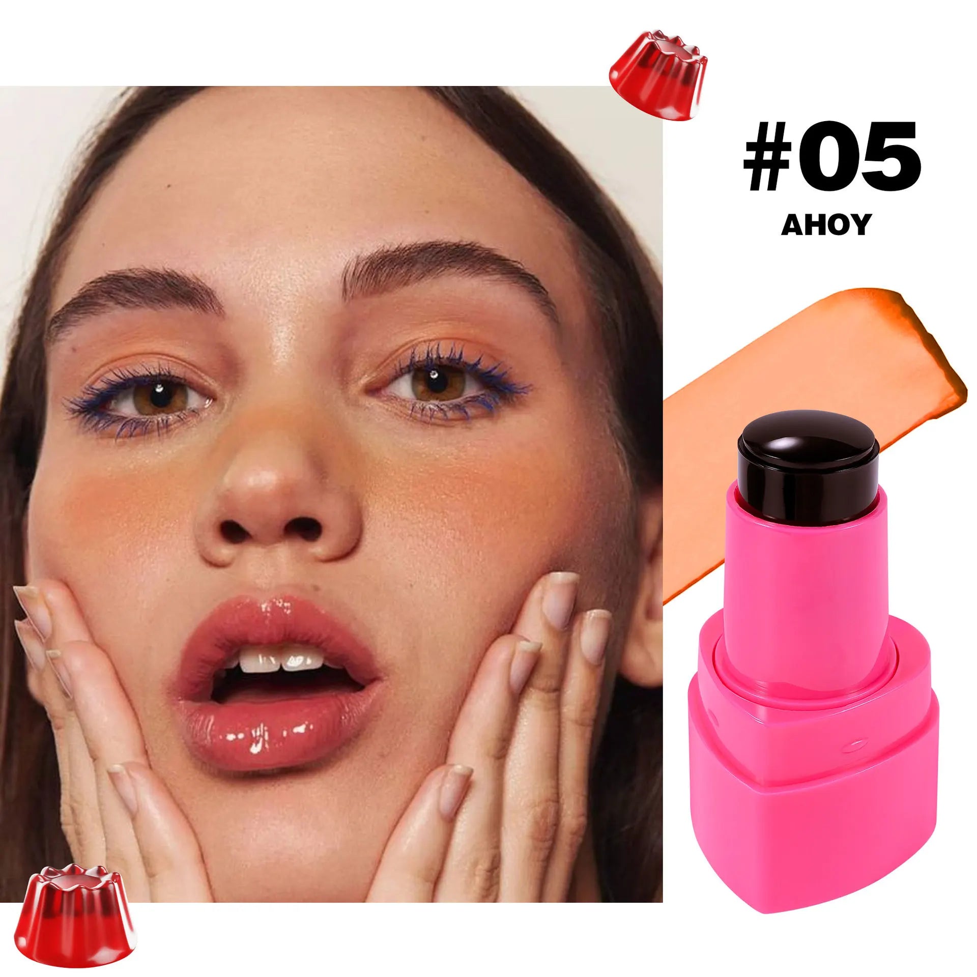 Handaiyan Jelly Blush Stick – 2-in-1 Lip & Cheek Tint