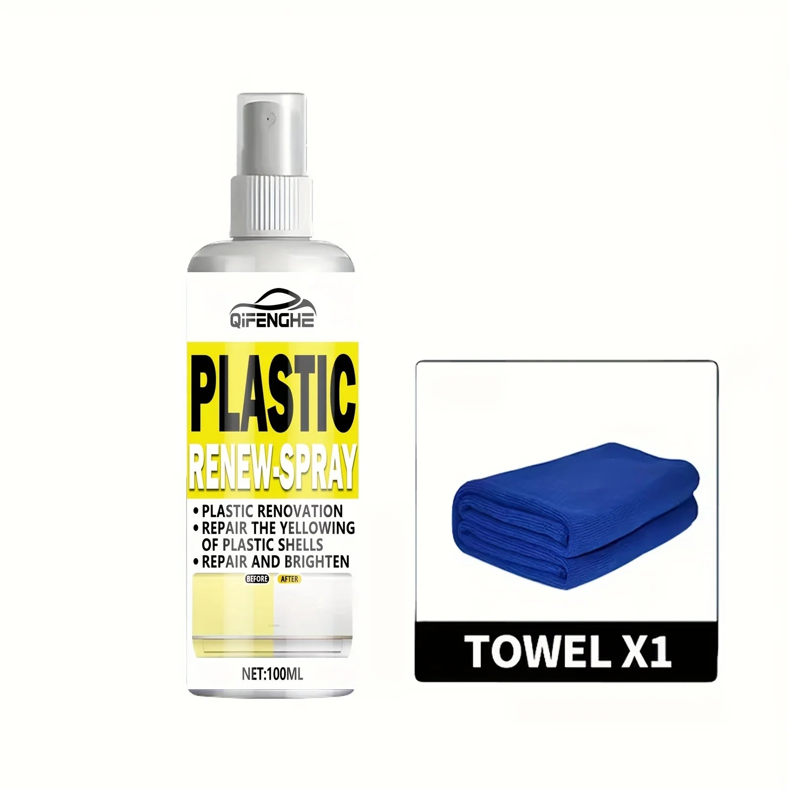 Plastic Yellowing Remover – Appliance Panel Oxidation Agent Plastic Restoration Cleaner Oasis Select Unscented