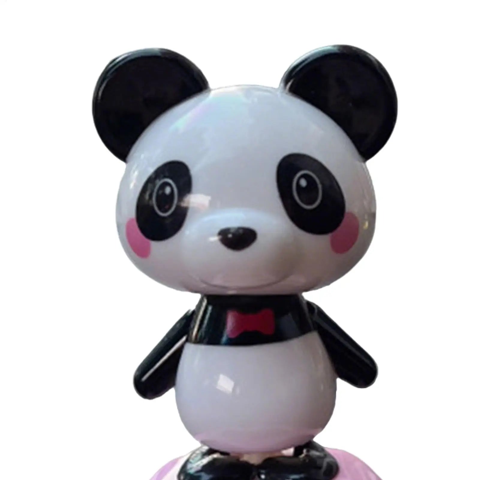 Solar Power Cute Panda Car Dashboard Decorations Automatic Head Swinging Doll Car Dashboard Ornament Gift Auto Interior Decor Oasis Select