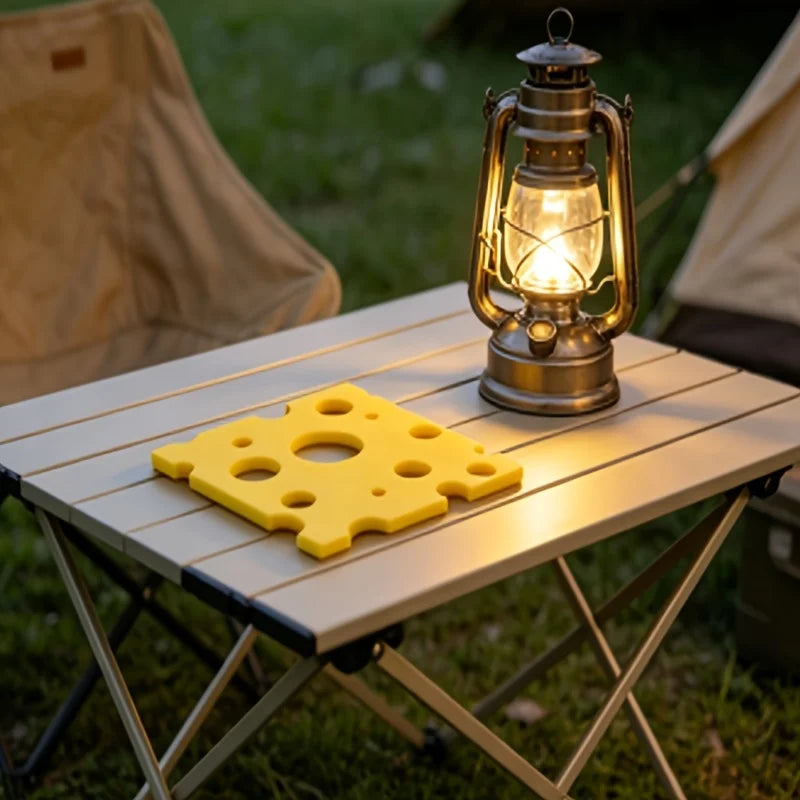 3.35 Inch 3D Cheese Coaster Cute Yellow Non-slip Heatproof Pad for Coffee Cups Home Kitchen Desktop Decoration Oasis Select