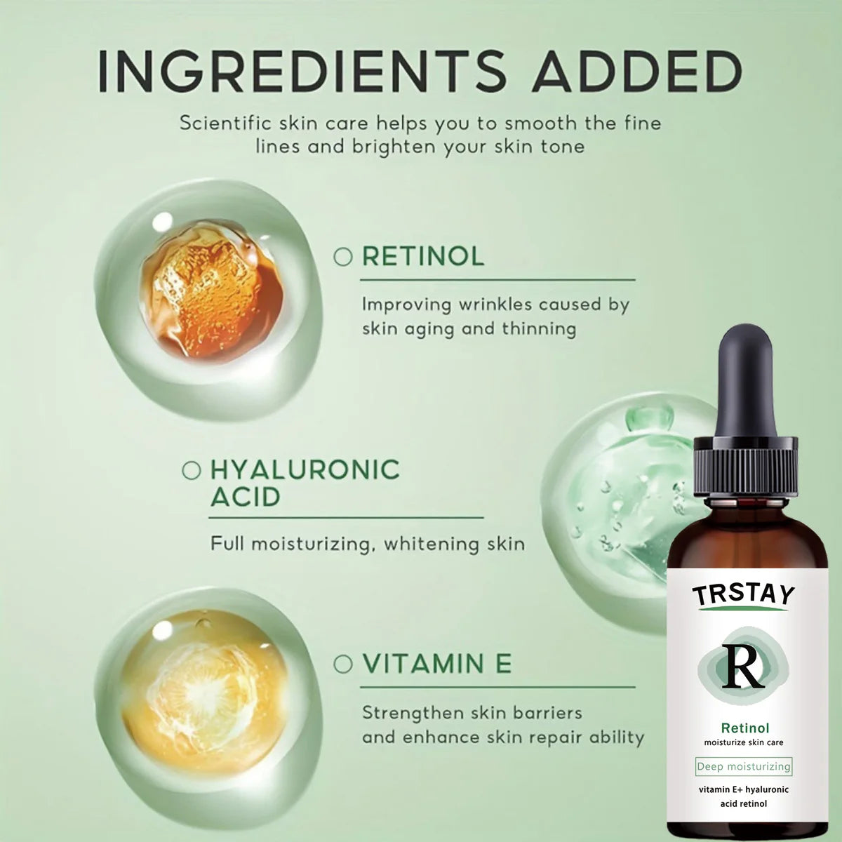 TRSTAY Retinol 2.5% Professional Facial Serum | Skin Care