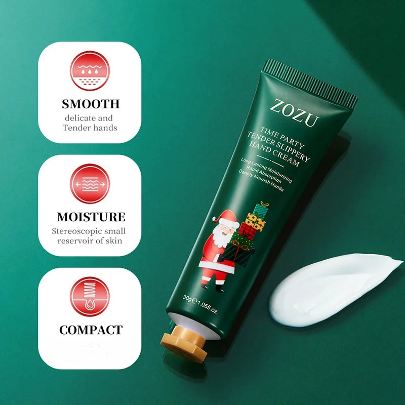 Christmas Hand Cream Gift Set – Niacinamide & Hyaluronic Acid 3×30g