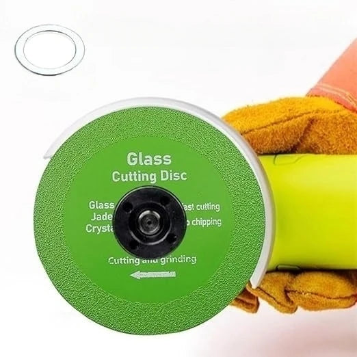 5Pcs 100/115mm Diamond Glass Cutting Disc 1mm Thin Brazed Saw Blade 7/8" Arbor for Angle Grinder Jade Ceramic Tile Grinding Oasis Select