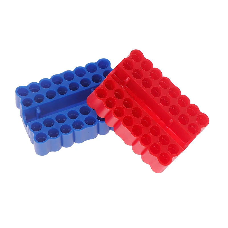 2pcs Bit Holder 32 Holes Bit Hex Shank Organiser Screwdriver Bit Holder Drill For Storage For 6.35MM Shank Storage Box Oasis Select