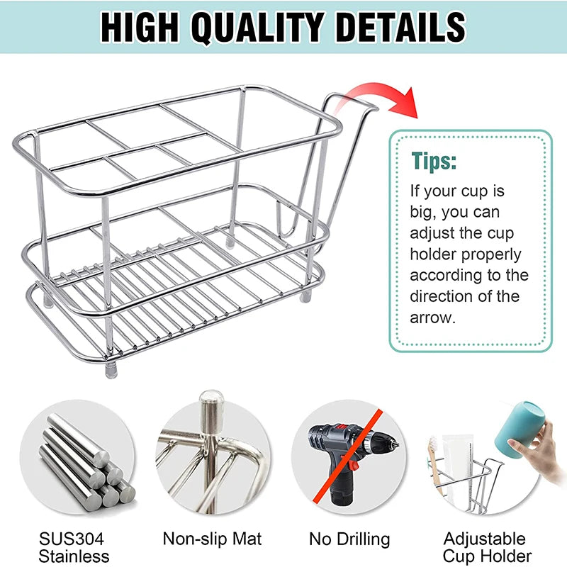 Toothbrush Holder For Bathroom Wall Or Counter, Non-Slip Mat Drill-Free Toothbrush Organizer For Electronic Toothbrush Oasis Select