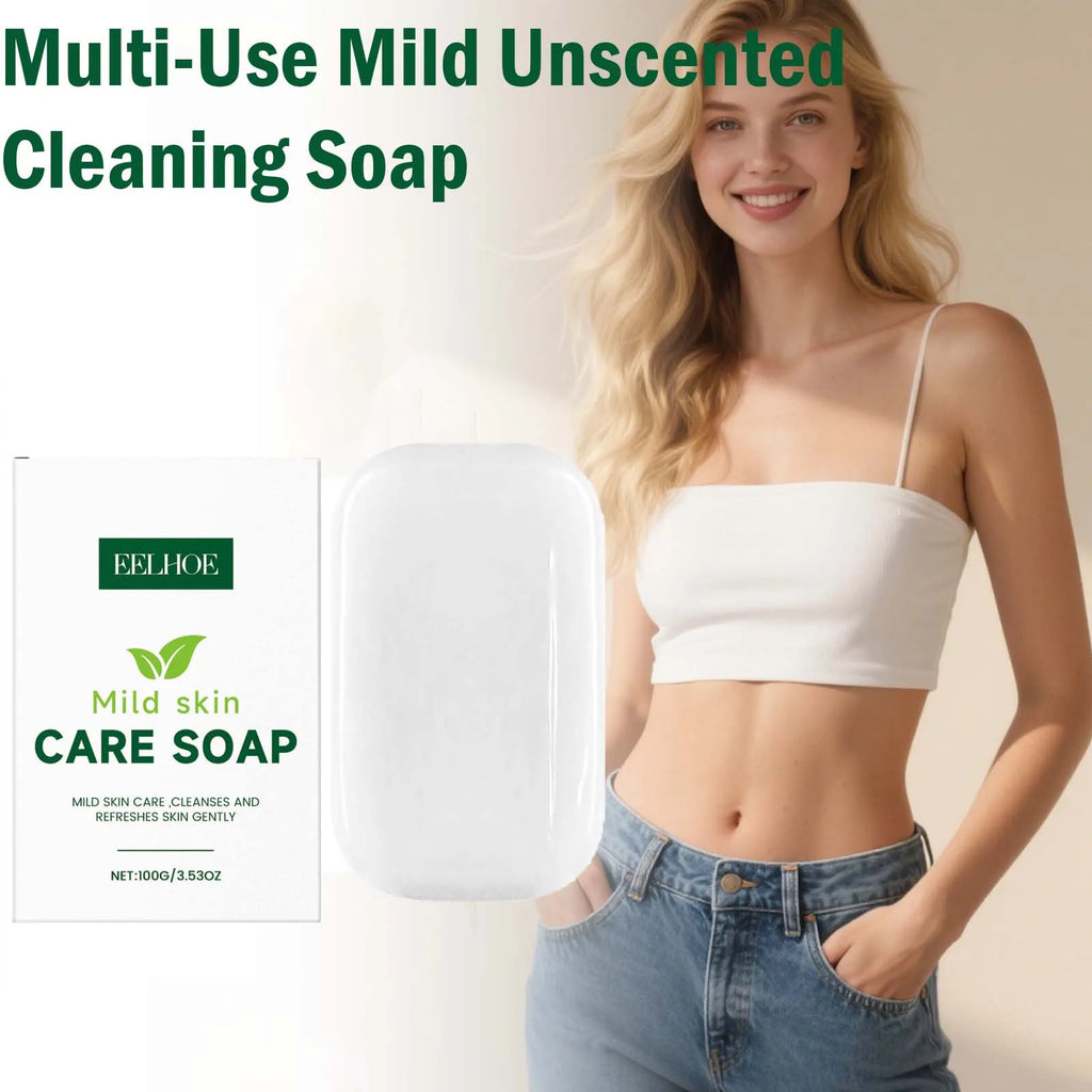 Eelhoe Fragrance-Free Soap Bar – Face, Hand & Body Sensitive Skin Cleansing Soap Bar Oasis Select