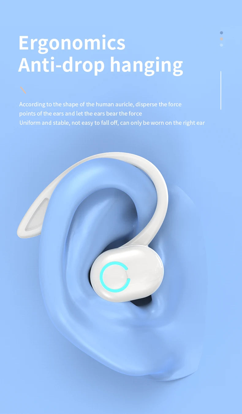 Bluetooth 5.2 Earphones Sport Headphones Wireless Earbuds Ultra-long Standby Handsfree Headset with Mic for Xiaomi Huawei Oasis Select