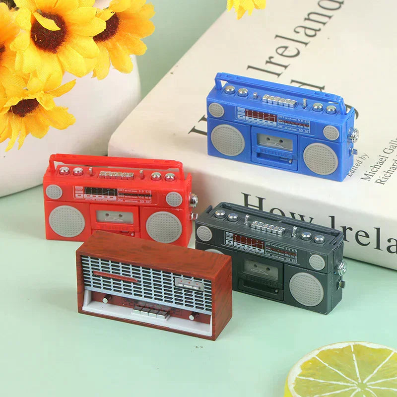 1:12 Dollhouse Miniature Radio Model Recorder Player Toy Doll Furniture Decor Oasis Select
