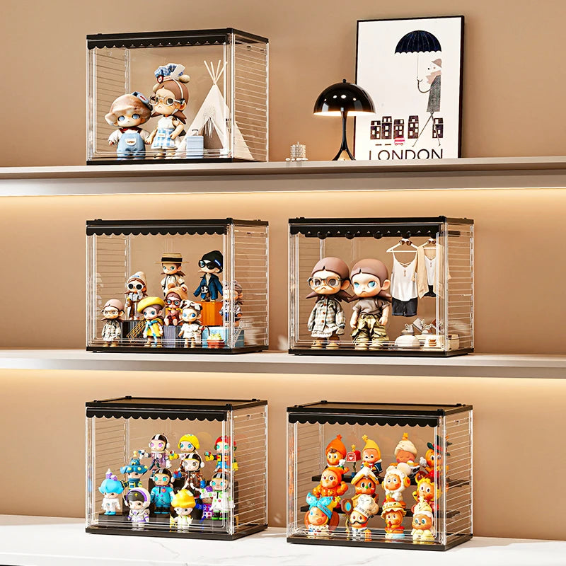 Acrylic storage box, blind box, cute figurine storage box, cute figurine toy storage box, sealed storage rack Oasis Select