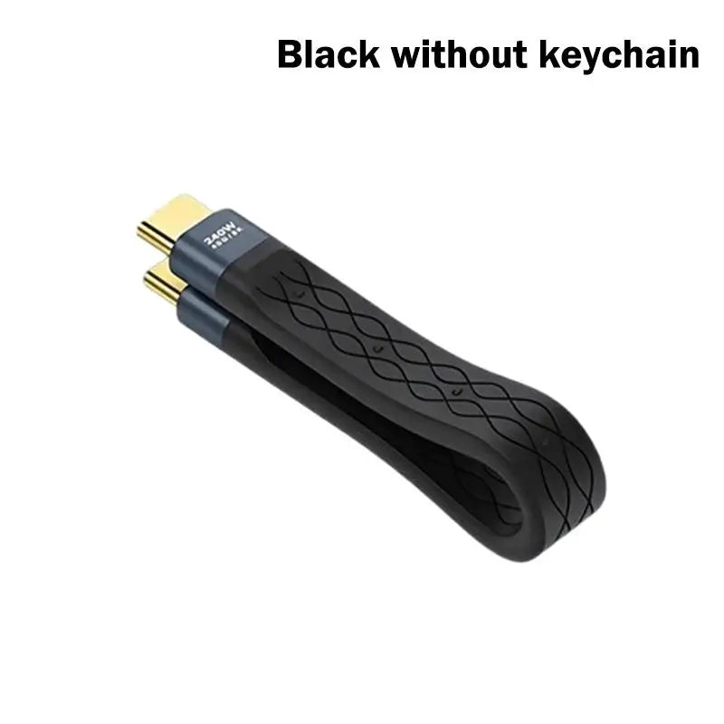 USB4 Cable PD240W Fast Charging Dual Type-C 40Gbps 8K Video Thunderbolt 4/3 Compatible Office Laptop Users Hot Sale New 2026 Oasis Select A1 without keychain