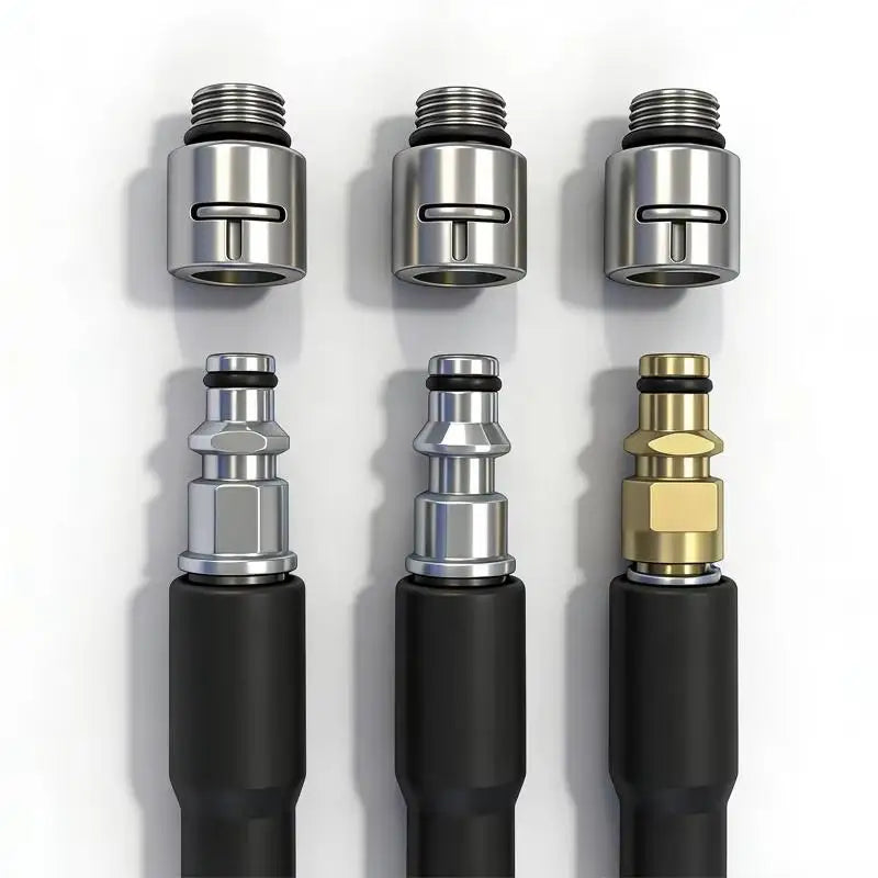 1Pcs External Thread Connect Cleaning Nozzle Tips 1/4 3/8 Inch Pressure Washer Adapter K Series For Karcher/Lavor Oasis Select