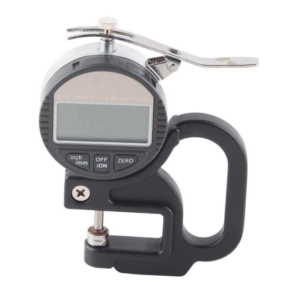 Digital Display Paper Leather Cloth Thickness Gauge Measuring Tool Range 0‑12.7mm 0.001mm Thickness Measuring Tool Oasis Select Default Title