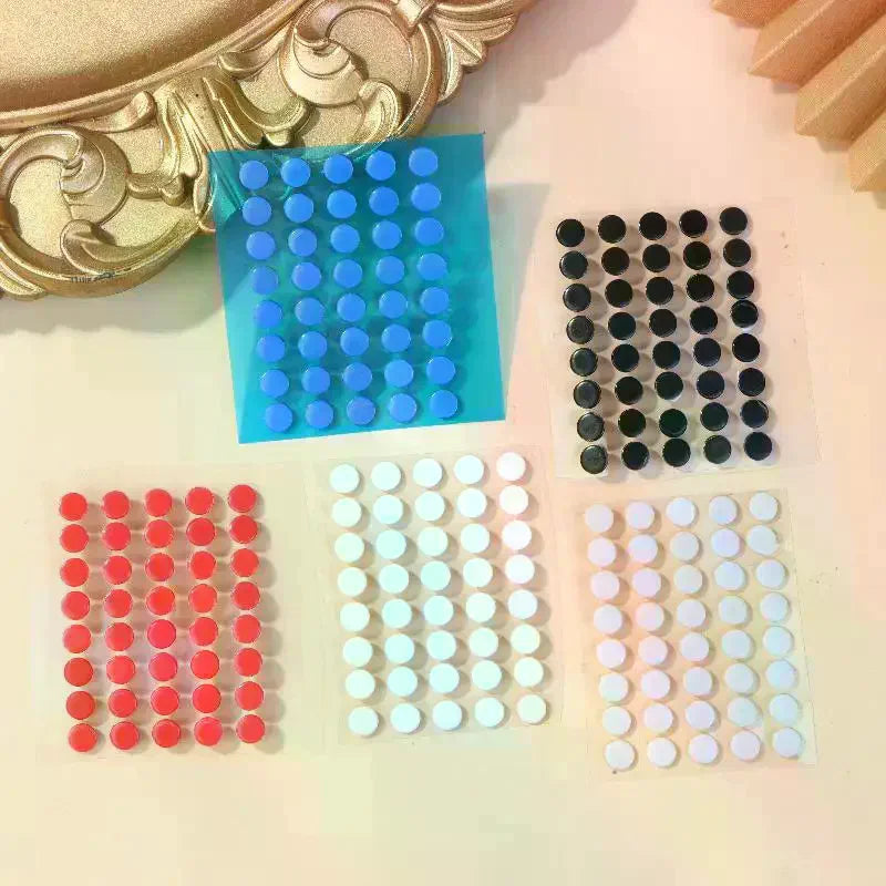 40Pcs 6.5mm Diameter 0.8mm Thickness Small Dots Universal Mouse Skates For Mouse Foot Glide Feet Sticker Oasis Select