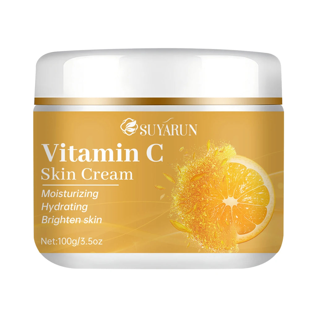 SUYARUN Vitamin C cream, moisturizing and brightening, anti-wrinkle and anti-aging, enhances radiance for all skin types. Oasis Select 100g