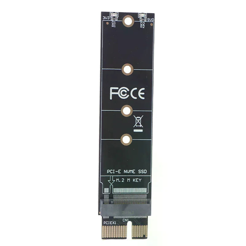 1Pc PCIE to M2 Adapter NVMe SSD M2 PCIE X1 Raiser PCI-E PCI Express M Key Connector Internal Solid State Drive Oasis Select