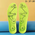 Foot Acupressure Insole Men Women Soft Breathable Sports Cushion Inserts Sweat-absorbing Deodorant Orthopedic Shoe Sole Oasis Select 3738