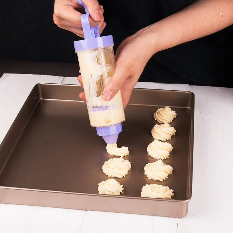DIY Pastry Cream Gun – Cookie & Cake Decorating Kit Pastry Decorating Gun Oasis Select