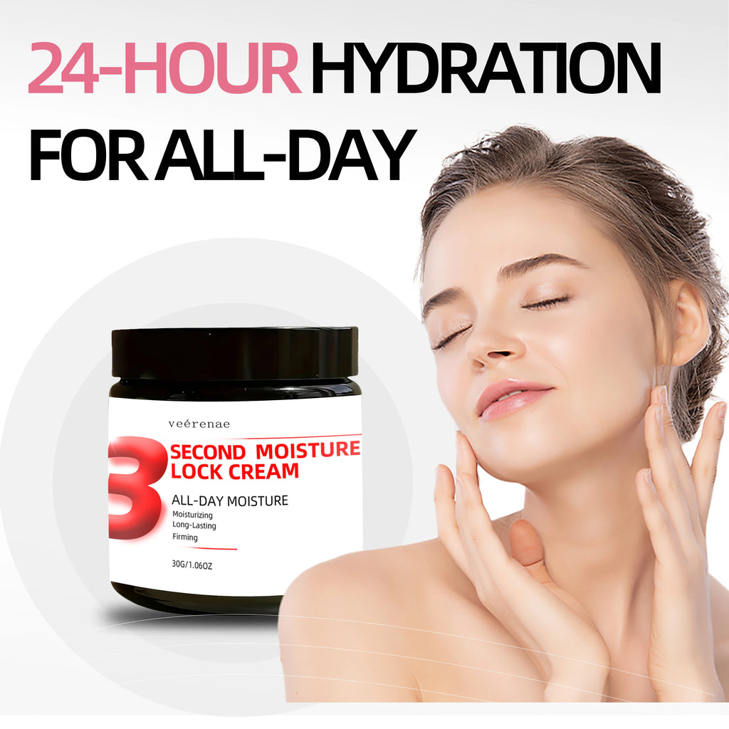veérenae 3-Second Moisture Lock Cream | 24H Face Hydration