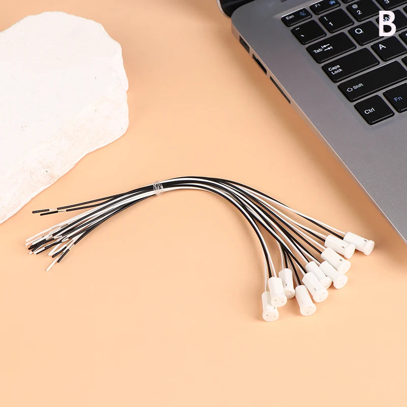 10pcs G4 Lamp Socket Wire Adapter With 10cm/20cm Wire G4 Lamp Holder For LED Crystal Heads Light Bulb Halogen Lamp Oasis Select B