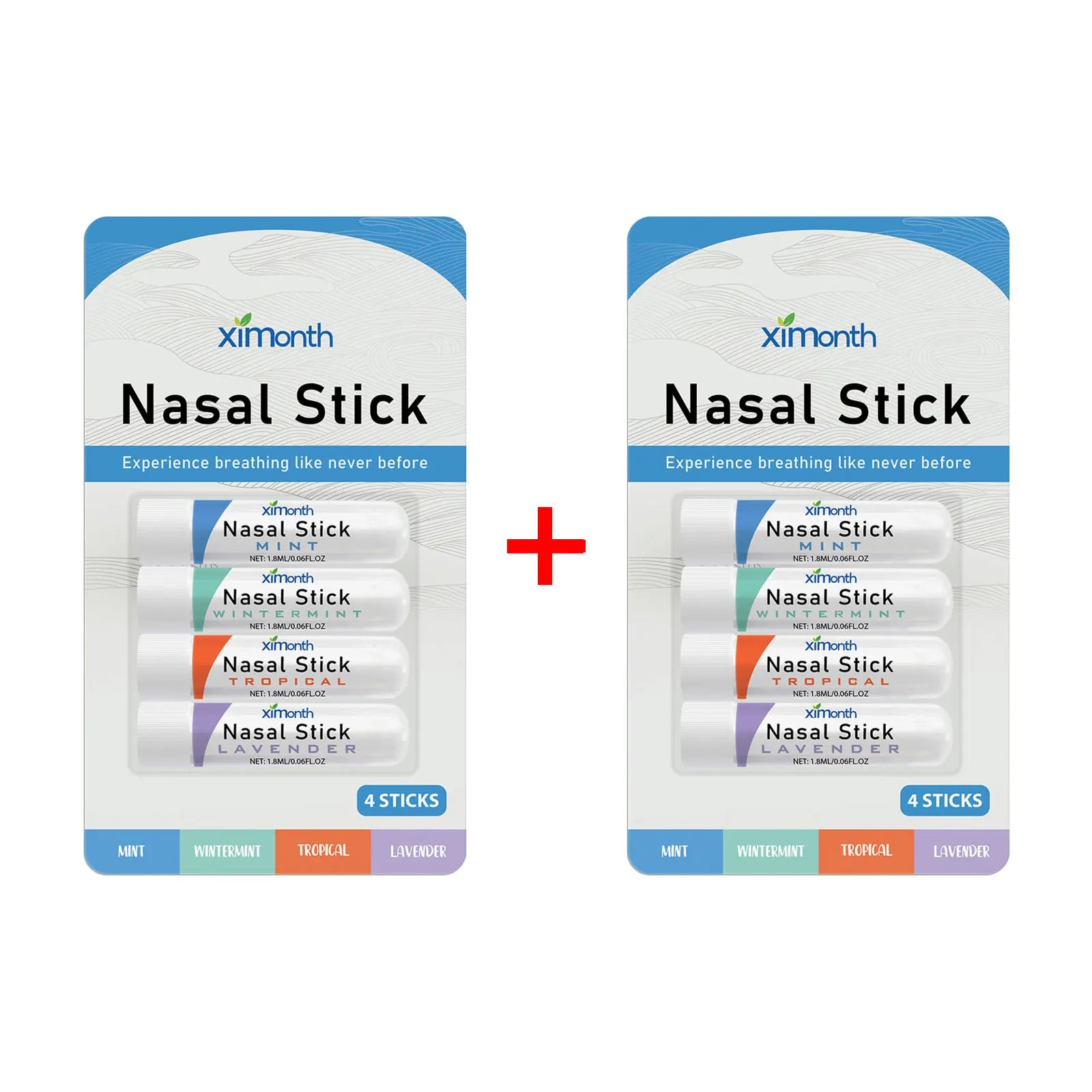 Ximonth Aromatherapy Nasal Inhaler Sticks 4-Pack – Cooling Oil Aromatherapy Inhaler Oasis Select 8sticks
