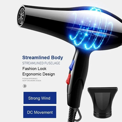Hair Dryer 2200W Professional Powerful Hair Dryer Fast Heating Hots And Cold Adjustment Ionic Air Blow Dryer with Air Collecting Oasis Select