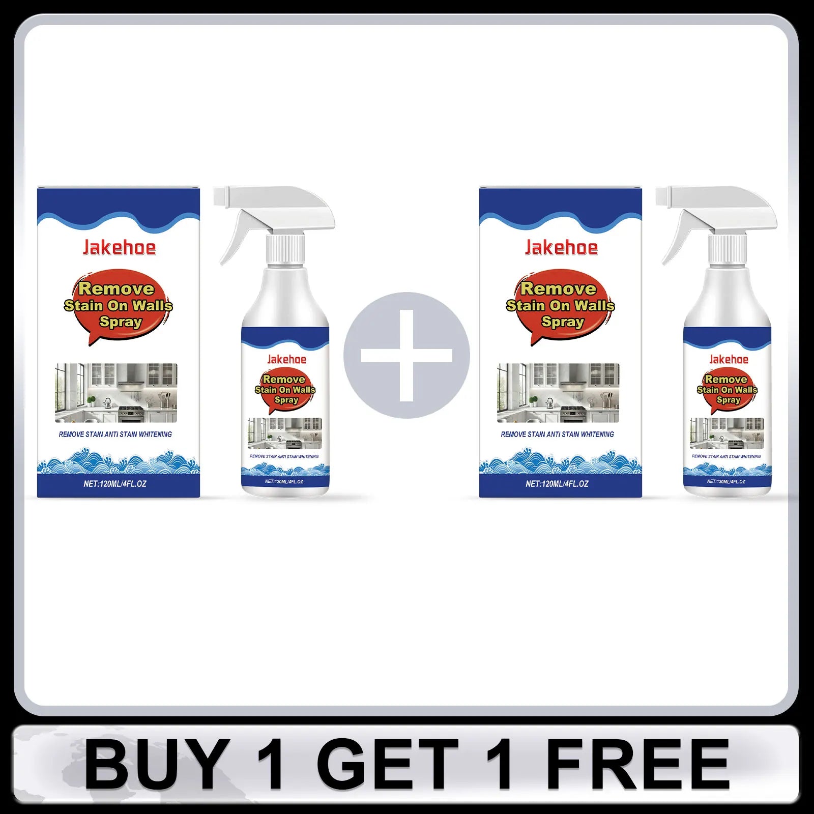 Mold Remover Spray for Wall Stains Mildews Eliminating Damp Antibacterial Deodorizing Mold Remover Cleaner for Wall Ceramic Tile Oasis Select Buy 1 Get 1 Free