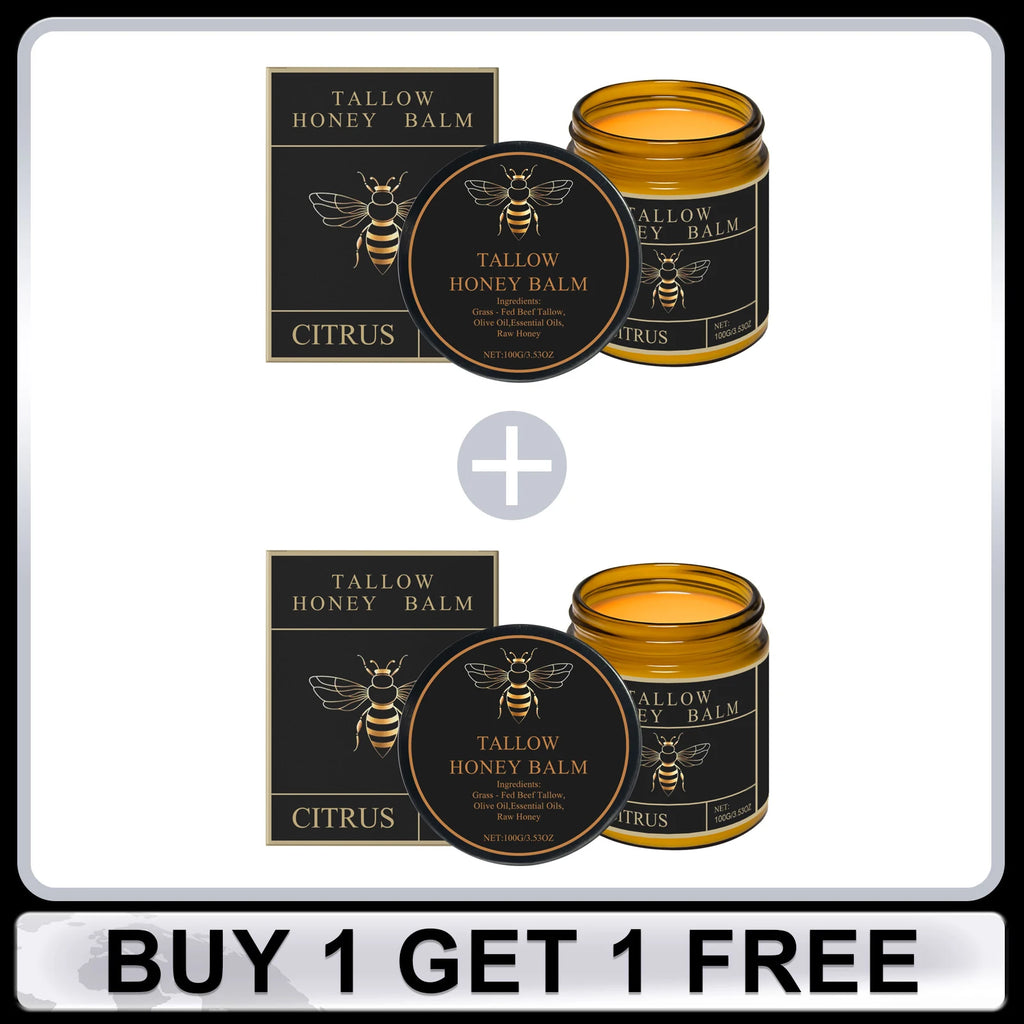 Tallow Honey Cream – Brightening Firming Face & Body Lotion