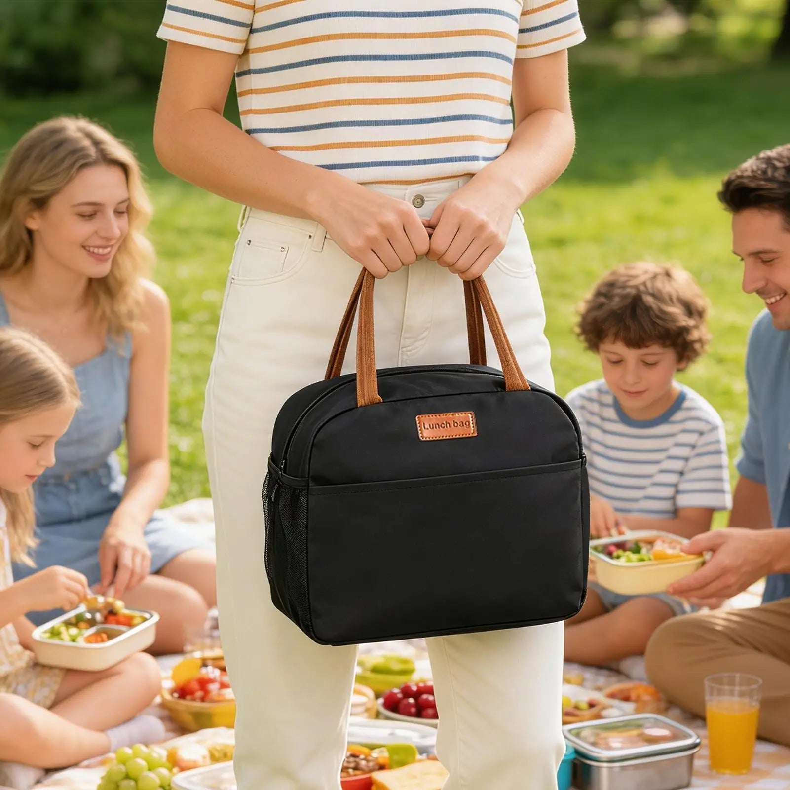 Insulated Thermal Lunch Bag – Waterproof & Leakproof Tote Insulated Lunch Bag Oasis Select