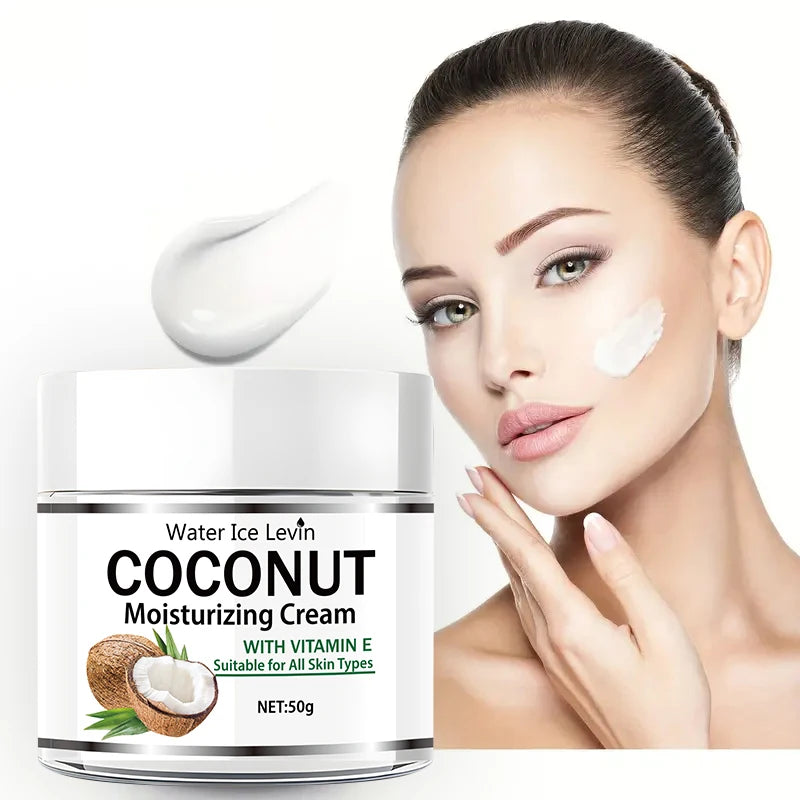 Coconut Oil Face Cream – Collagen, Retinol & Hyaluronic Acid 50g Face Moisturizing Cream Oasis Select