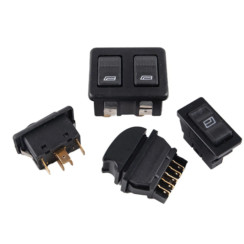 1PC Universal Car Electric Power Window Switch Lifter Controller Control Window 5 Pins Regulator Switch Accessories Oasis Select