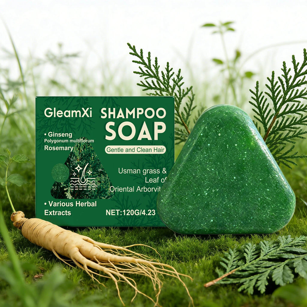 Usman Grass Leaf Hair Oil for Oil Control and Itch Relief Fluffy Hair Shampoo Soap Nourishing Scalp Moisturizing Fresh Hair Mask Oasis Select