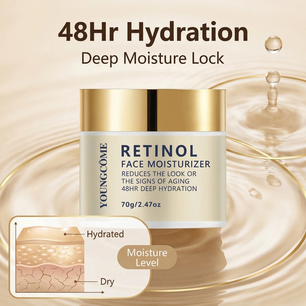Retinol & Hyaluronic Acid Daily Face Moisturizer 1.41/2.47oz