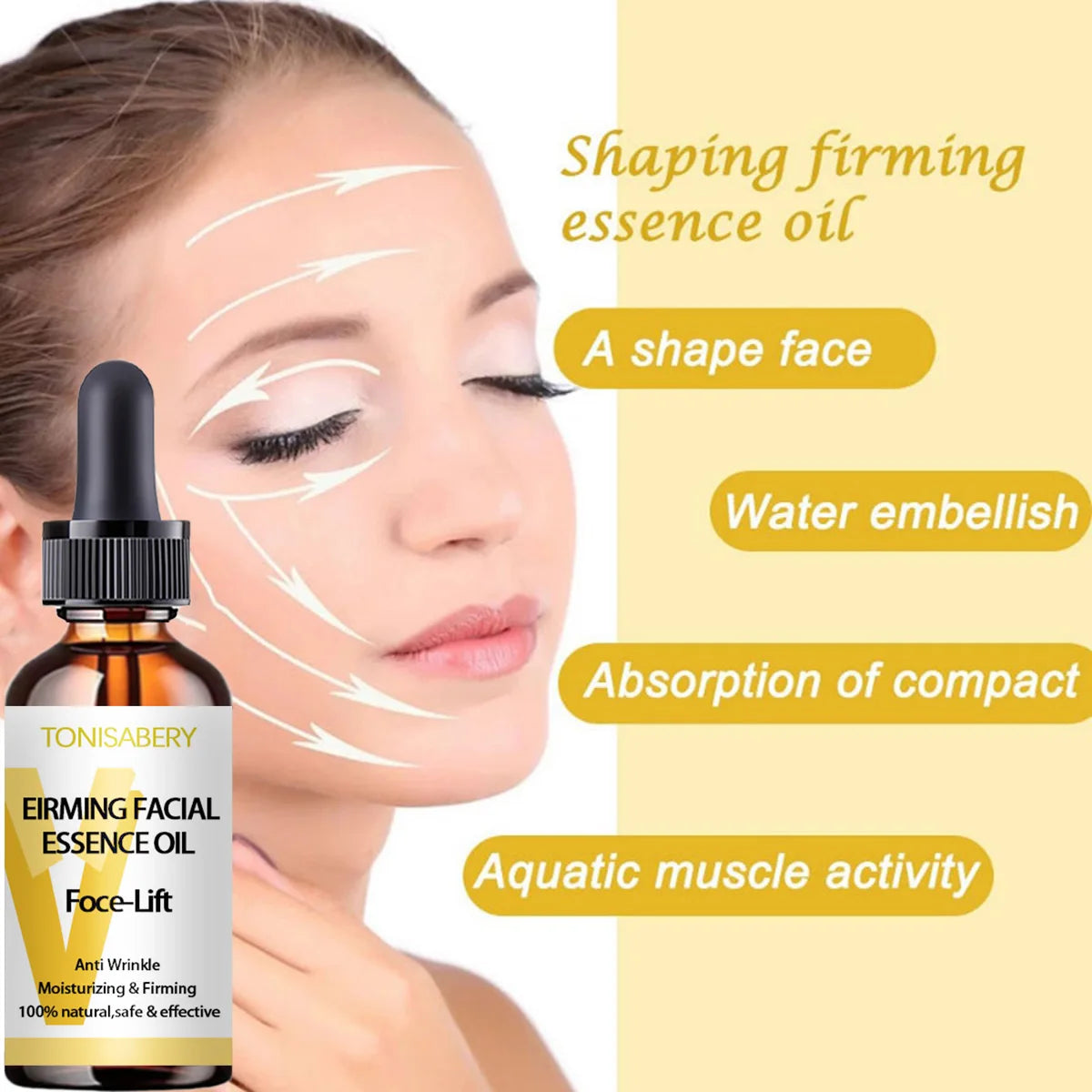 TRSTAY V-Shape Facial Oil – Lifts, Firms & Nourishes Skin