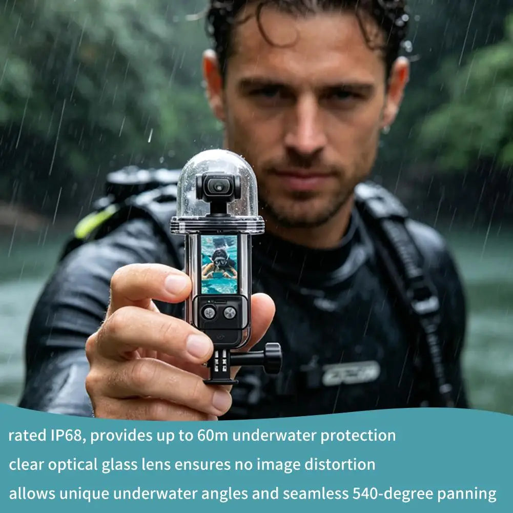 DJI Pocket 4 Waterproof Housing Case | 60M Diving Shell