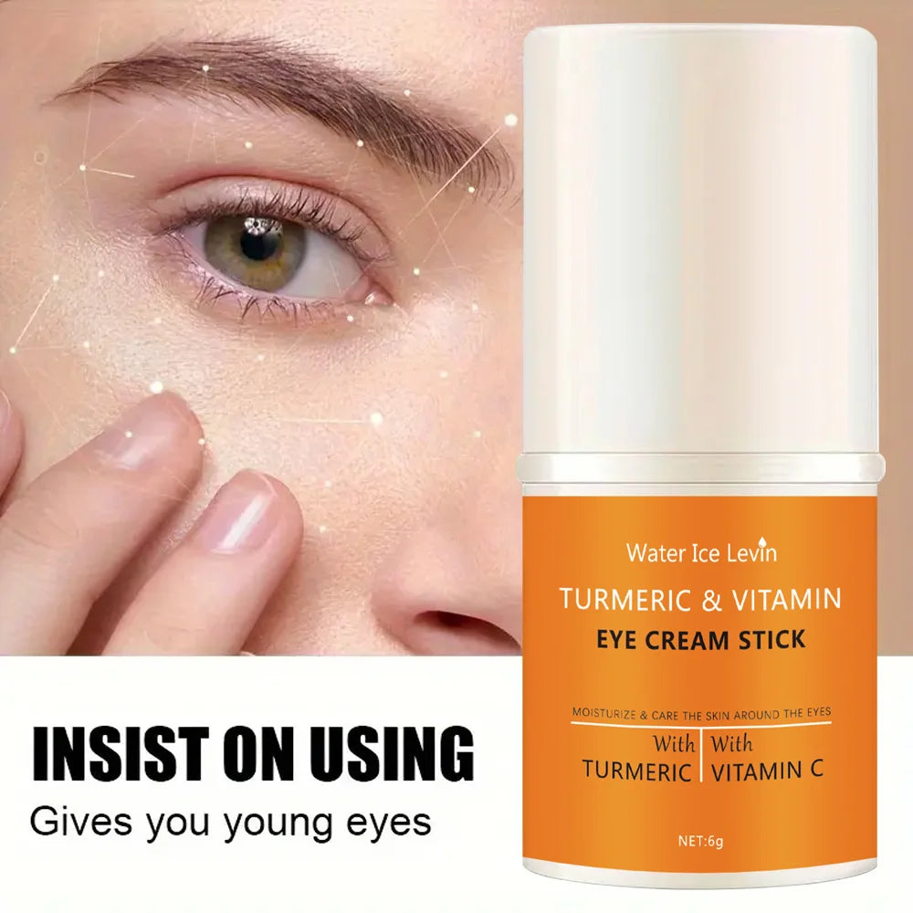 Turmeric vitamin c eye cream stick nourish skin, improve fine lines, relieve eye bags and dark circles, brighten eye skin Oasis Select