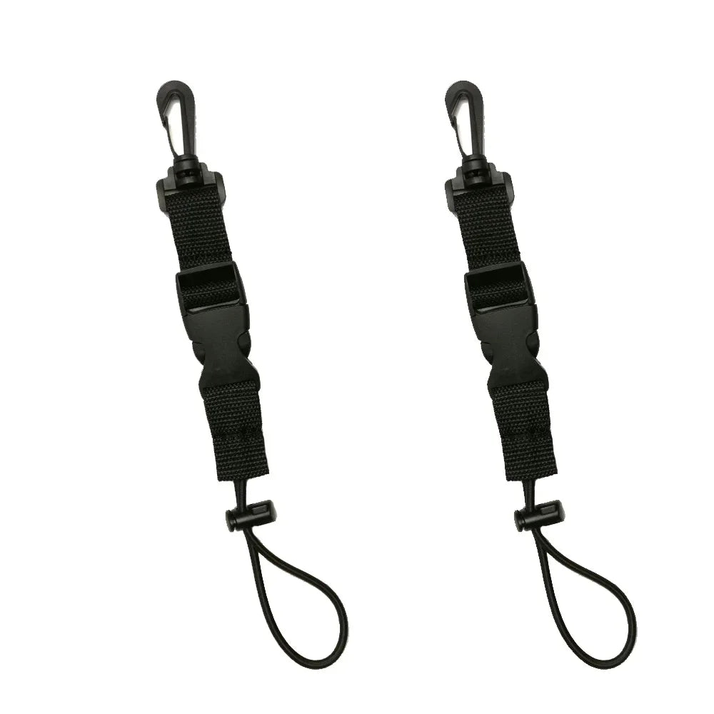 2PCS Diving Camera Lights Lanyard Strap Backpack Quick Release Buckle Clip Diver Torch Holder Buckle Oasis Select