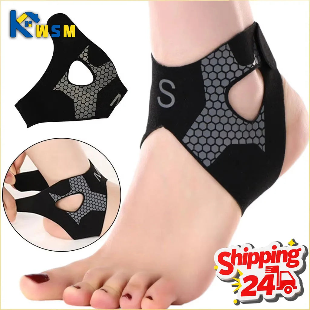 1-10pcs S/M/L Lightweight Breathable Ankle Brace Adjustable Strap Wrap Sports Injury Protection for Gym Sprain Prevention Oasis Select