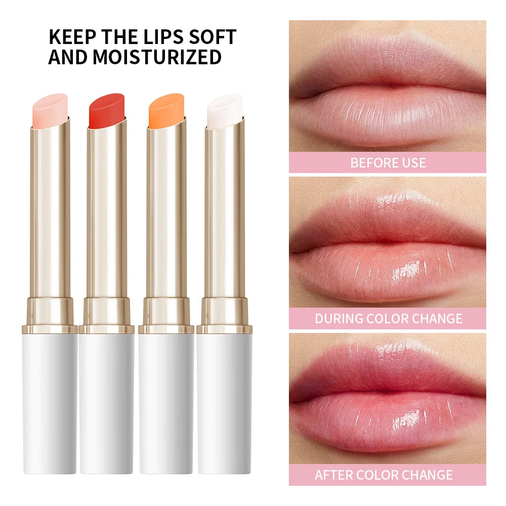 Lipstick PH Color-Changing Lip And Cheek Stain Dual-Use Lipstick Deep Moisturizing Hydrating 4 Shades Available Lips Balm Makeup Oasis Select