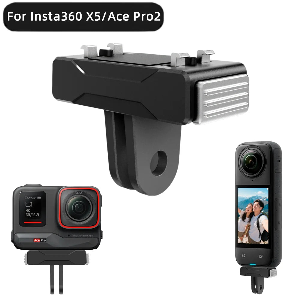 VeFly Magnetic Two-Claw Adapter 1/4" Thread | Insta360 X5 X4