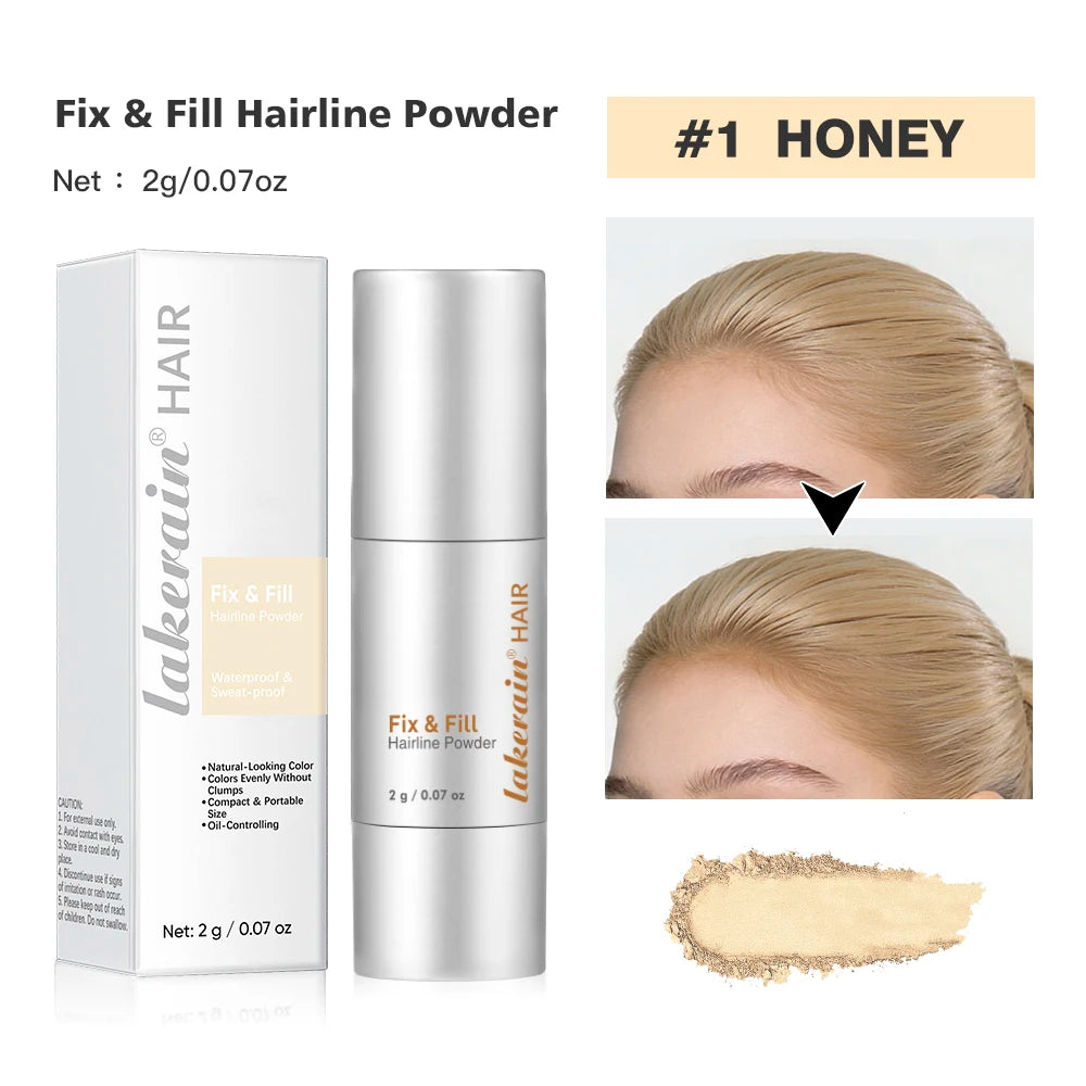 Waterproof Hairline & Root Concealer Pen – Instant Grey Coverage with Easy Blend Powder Stick for Normal Hair Oasis Select 1blonde
