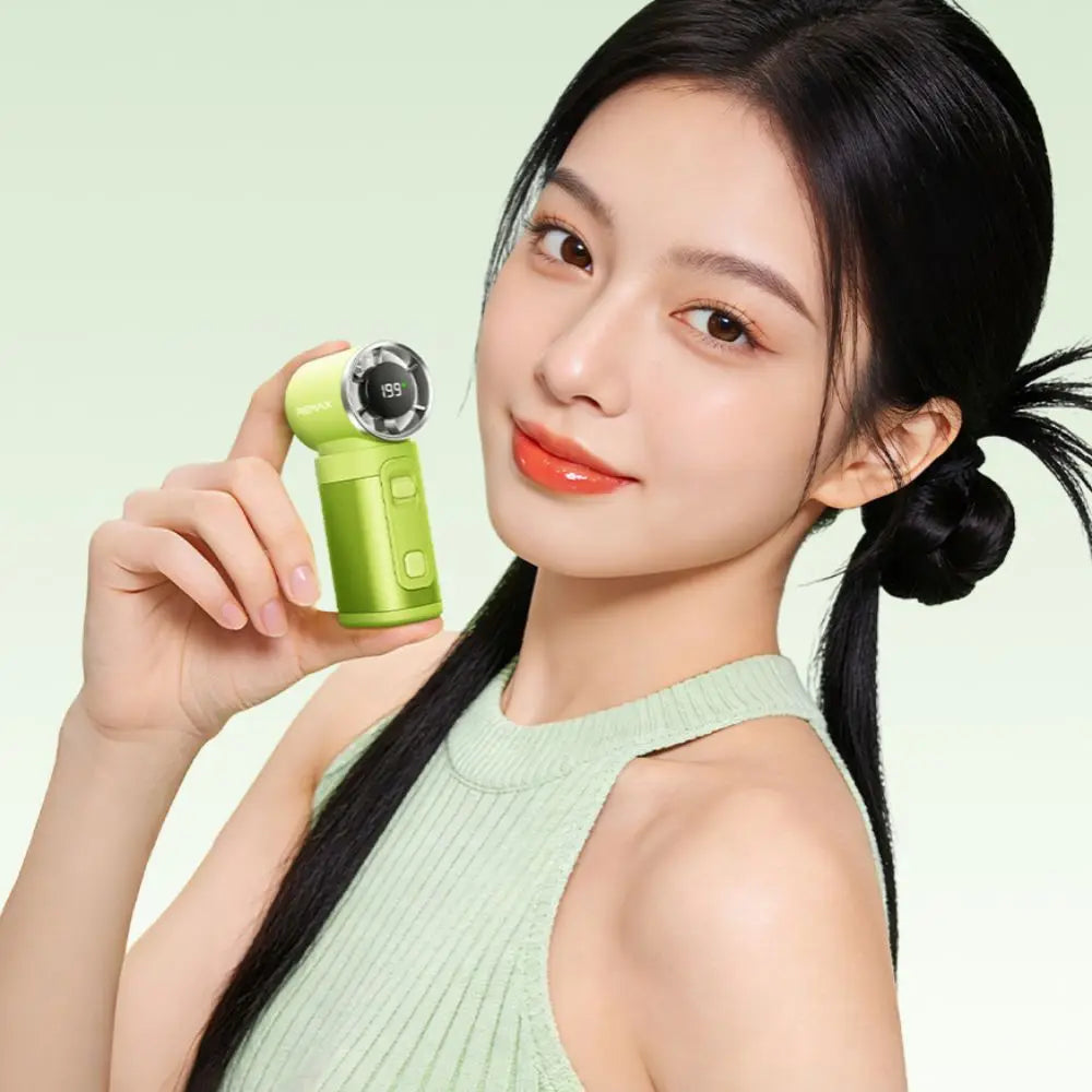 3000mAh Battery Portable Handheld Fan Stepless Speed Adjustment Strong Airflow Mini Pocket Fan Lightweight for 5V/1.5A 3000mAh Oasis Select