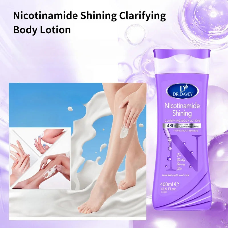 DR.DAVEY Nicotinamide Body Lotion – Hydrating Family Pack